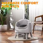 Petpivot Autoscooper 11 Cat Self Cleaning Litter Box Gray