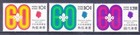 Hong Kong 262-64 Mnh 1971 Boy Scouts Hong Kong 60th Anniversary Full Set Of 3