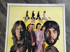 The Beatles Vintage Poster Abbey Road Collage 1977 Classic Rock Mancave Office