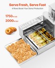 Vevor Commercial Automatic Donuts Making Machine Doughnut Maker 4 Rows 240 Pcs h