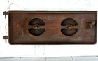 Antique Made In New American Cast Iron Wood Stove Door Air Control
