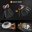 Quick Release Octagonal Softbox - Bowens Mount Softbox With Diffusers honeyco   