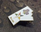 Order Of The Eastern Star Brandon Pin Badge 