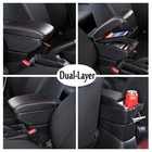  For Honda Fit Jazz 2009-2013 Central Console Armrest Storage Compartment   Us