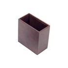 Leather Desk Set 10 Pieces With Single Document Tray Desk Organizer Brown