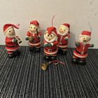 Vtg Wooden Christmas Ornaments Lot Of 23 Hand Painted Miniature Christmas Decor
