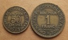 1923 France 1 Franc And 50 Centimes - Circulated Coins - Commerce Industrie