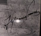 Rawhide 1951 Vintage Dual Signed Photo Tyrone Power Susan Hayward Autograph