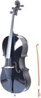 New 4 4 Size Professional Basswood Black Color Cello  bag bow rosin bridge