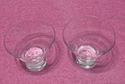 Tanqueray Etched Clear Advertising Glassware Set Of 2 Cocktail Glasses