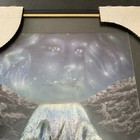 Unicorns Woman Birds Flower Vintage Carnival Wall Hanging Print Nos Nib