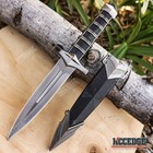11  Black Assassin Dagger Fantasy Hunting Collectors Gift Medieval Knights Knife