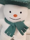 Eden The Snowman 10    Stuffed Plush Raymond Briggs Green Hat Scarf Christmas