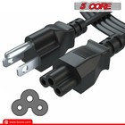 5core Ac Power Extension Cord 10ft 3 Prong Adapter Us Male - Female