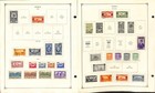 Sy  French Mideast Stamp Collection On 15 Scott International Pages 1919-51  bb 