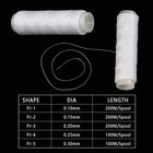 1pc White Thread Spool High Tensile Elastic Thread Spool Bait Floating Line Sea