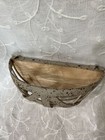 Rustic Metal   Wood Wall Mounted Basket - Brown Weathered Heavy Industrial