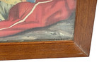 Vintage Santa Fe Railway The Katcina Doll Native American Framed Calendar Top