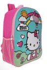 Hello Kitty Sanrio Backpack Hot Air Balloons Pink 15 Inch School Bag Ships Fast