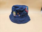 Vintage Disney Lizzie Mcguire Embroidered Denim Bucket Hat Youth Size 7-14 Y2k