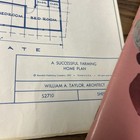 Vtg 1957 Successful Farming Home Plan Blueprints S2710