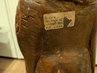 Antique  Carved  Box Wood Wooden Statue Of A Chinese Sage Or Confucius