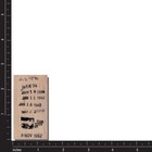 New Library Book Return Dates  Mounted Rubber Stamp  School Books  Mixed Media