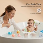Baby Bath Seat 6 Months Up Non Slip Infant Tub Seat W  Rinse Cup Comfortable