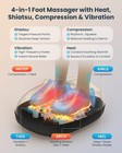 4-in-1 Fsa Eligible Hsa Shiatsu Foot Massager With Heat  Compression   Vibrat   