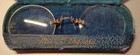 Solid 10kt Gold Pince Nez Fits-u Style Bifocals In Case Owner s Name Los Angeles