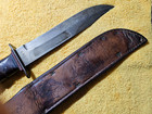 Wwii Us Navy Pal Rh-37 Red Spacers Knife W orig Boyt 43 Usn Leather Scabbard