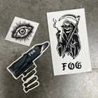 Forward Observations Group Fog Pano Repaer Pepe Sticker Slap Set