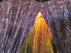 Vintage Funeral Free Stand Lighted Velvet Back Drop Casket Ceremony Curtain Case