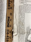 1875 Scientific American New York Screw Threads Vintage