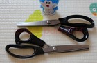 Stainless Pro Zig Zag Arc Pinking Sewing Cut Dressmaking Tailor Shears Scissors