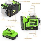 Huepar 4x360   Laser Level Self Leveling Green Bluetooth With Magnetic Bracket