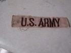 Military Patch Sew On Name Tape Tag Desert Us Army Combat Used Getting Harder