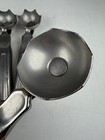 5 Antique Aluminum Ice Cream Scoops Lot Scalloped Flower Safe-t Style Dippers