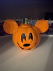 Disney Mickey Mouse Pumpkin Jack-o-lantern Tealight Candle Holder