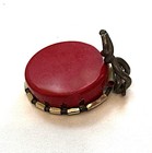 Vintage Red Soda Bottle Cap With Lock Crown Cork   Seal C1930s