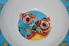 Koala Brothers Baby Bowl Toddler Kids Feeding Dish White Blue Cartoon Character