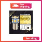 Ruiandsion 2pcs 1157 6 Volt Led Bulbs Bay15d 5050 12smd 4300k Warm White Led Lig