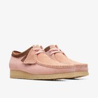  26171990  Mens Clarks Wallabee - Pink Combi Sde