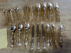19 Pcs Vtg Valley Rose  silverplate  1956  Oneida Ltd Wm A Rogers Sealed