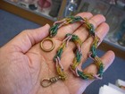 Antique Vtg Native American Indian Inspired Colorful Bead Watch Fob