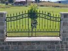 1 Piece Metal Decorative Finial Fence Post 60x35mm Base 24x24 40 097