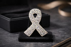 Handmade Crystal Awareness Ribbon Mold For Resin