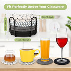 Coasters For Drinks  Coasters Set Of 4 - Color  8 Pack Coaster Set  Coffee Table