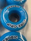 Sure Grip Aerobic Outdoor Roller Skate Wheels 62mm 85a Blue