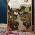 18  X 26  Bp Home Textile Embroidered Woven Wall Art Rural Landscape See Note